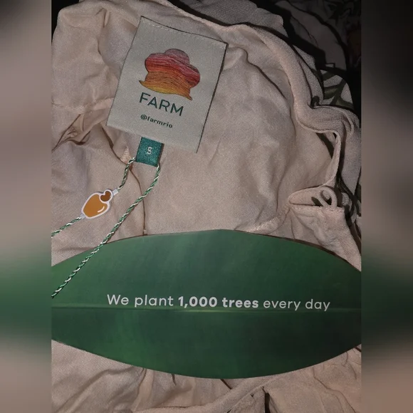 FARM RIO Multicolor Romantic Nature Long Sleeve Maxi Dress - Picture 4 of 6